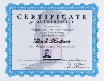 Lot #745 Rock Hudson's Personal Passport - Image 5