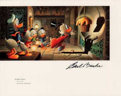 Lot #407 Carl Barks Signed Brochure - Image 1