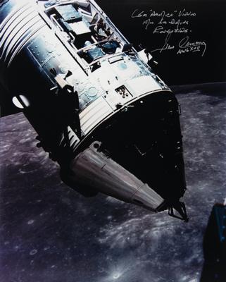Lot #336 Gene Cernan Signed Oversized Photograph - Image 1