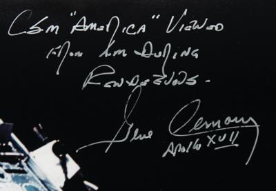 Lot #336 Gene Cernan Signed Oversized Photograph - Image 2