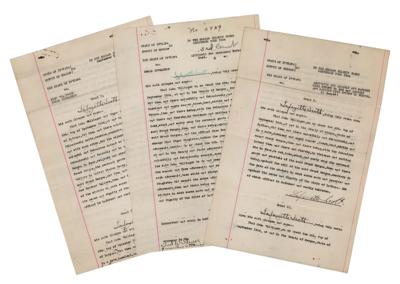 Lot #139 John Dillinger: Prosecutor's Archive from First Arrest - Image 11
