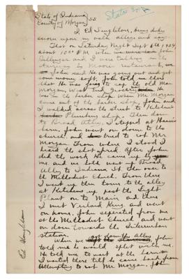 Lot #139 John Dillinger: Prosecutor's Archive from First Arrest - Image 5