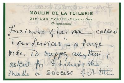 Lot #259 Wallis, Duchess of Windsor Autograph Letter Signed - Image 4