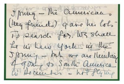 Lot #259 Wallis, Duchess of Windsor Autograph Letter Signed - Image 5