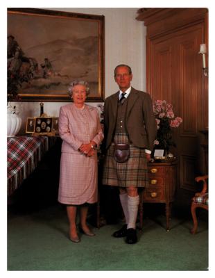 Lot #222 Prince Philip Signed Christmas Card - Image 2