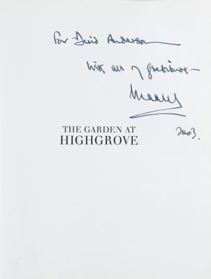 Lot #195 King Charles III Signed Book - Image 2