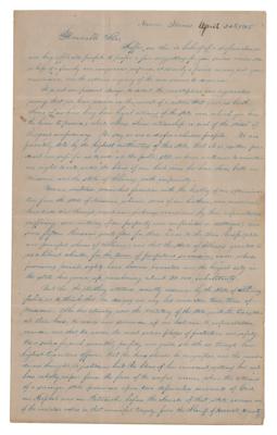 Lot #120 Brigham Young and LDS Leaders Request Asylum in NH - Image 2