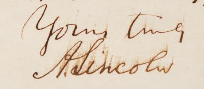 Lot #11 Abraham Lincoln ALS (17 Days After Nomination) - Image 2