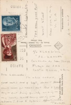 Lot #458 Truman Capote Autograph Letter Signed - Image 1