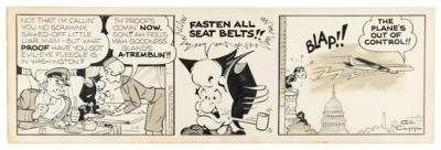 Lot #402 Al Capp (3) Li'l Abner Comic Strips and an Original Sketch - Image 2