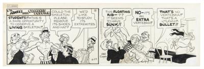 Lot #402 Al Capp (3) Li'l Abner Comic Strips and an Original Sketch - Image 3