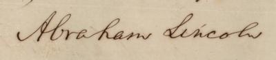 Lot #12 Abraham Lincoln Recognizes a Foreign Diplomat in Civil War - Image 2