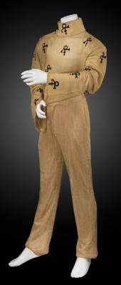 Lot #8175 Prince's Custom-Made Gold Stage Outfit