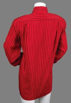 Lot #8083 Prince's Custom-Made Red Striped Shirt with 