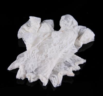 Lot #8005 Prince's Purple Rain White Lace Gloves - Image 2