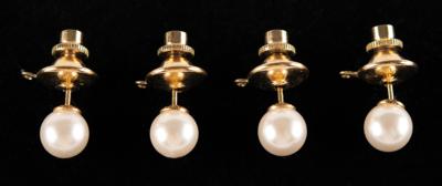 Lot #8006 Prince's Stage-Worn Pairs of Pearl Earrings (2) from the Purple Rain Tour - Image 2