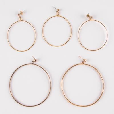 Lot #8070 Prince's Stage-Worn Creole Hoop Earrings (5) from the Lovesexy Tour - Image 1