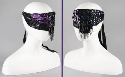 Lot #8007 Prince's Screen- and Stage-Worn 'Purple Rain' Sleeve and Mask - Image 2