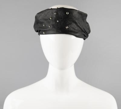 Lot #8015 Prince's Screen- and Stage-Worn 'Purple Rain' Leather Mask - Image 1