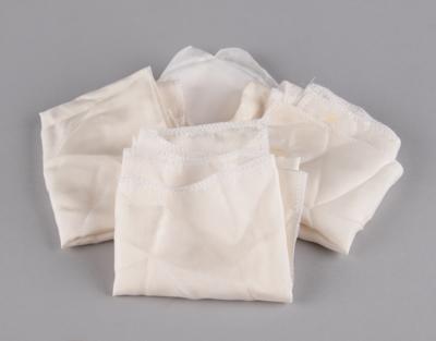 Lot #8052 Prince's Stage-Used White Silk Handkerchiefs (4) from the Parade Tour - Image 1