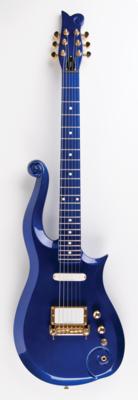 Lot #8149 Prince-Played Blue Schecter 'Cloud' Guitar from NPG Music Club - Image 1