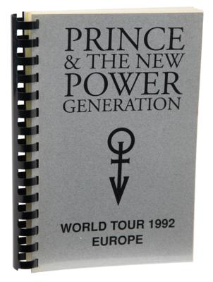 Lot #8133 Prince 1992 World Tour Book for Europe - Image 1