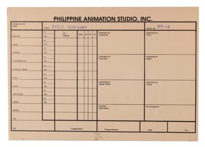 Lot #8166 Prince MPLS Animated Music Video (4) Original Faxes with Concepts - Image 6