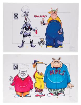 Lot #8167 Prince MPLS Animated Music Video (2) Color Proof Panels - Image 1