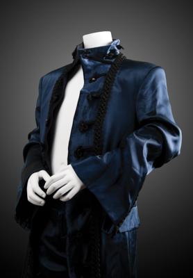 Lot #8183 Prince's Personally-Owned and -Worn Blue Silk Suit - Image 1