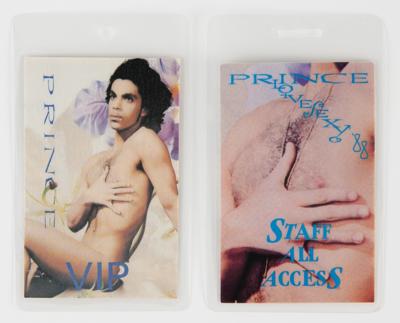 Lot #8074 Prince (2) 'Lovesexy Tour' Backstage