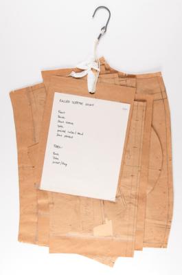 Lot #8105 Prince 'Rolled Sleeve Shirt' Wardrobe Pattern for the 1990 Nude Tour - Image 1