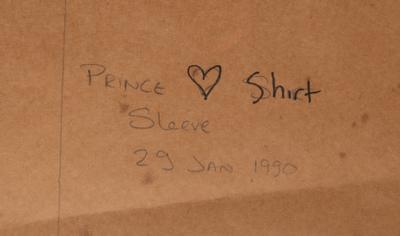 Lot #8106 Prince 'Heart Shirt' Wardrobe Pattern - Image 4