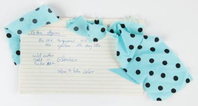 Lot #8024 Prince Collection of (350+) Dyed Fabric Samples for the Purple Rain, Parade, and Sign o' the Times Tours (1985-1987) - Image 11