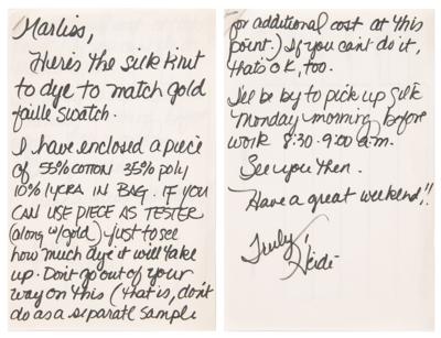 Lot #8066 Prince Collection of (250+) Dyed Fabric Samples for the Lovesexy Tour (1988-1989) - Image 3