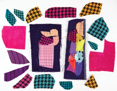 Lot #8082 Prince Collection of (400+) Dyed Outfit Fabric Samples for the 1991 MTV Video Music Awards ?Butt Suit,? Batman, Graffiti Bridge, and the Nude and Diamonds and Pearls Tours (1989-1992) - Image 10