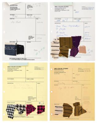 Lot #8082 Prince Collection of (400+) Dyed Outfit Fabric Samples for the 1991 MTV Video Music Awards ?Butt Suit,? Batman, Graffiti Bridge, and the Nude and Diamonds and Pearls Tours (1989-1992) - Image 3