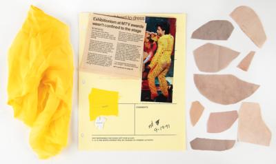 Lot #8082 Prince Collection of (400+) Dyed Outfit Fabric Samples for the 1991 MTV Video Music Awards ?Butt Suit,? Batman, Graffiti Bridge, and the Nude and Diamonds and Pearls Tours (1989-1992) - Image 7