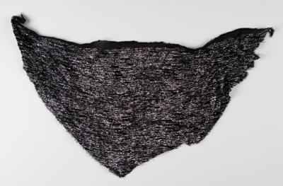 Lot #8012 Prince's Screen- and Stage-Worn 'Purple Rain' Black-and-Silver Mask - Image 1