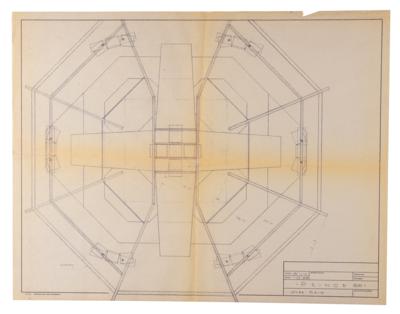 Lot #8068 Prince (2) Stage Blueprints for the 1988 Lovesexy Tour - Image 3