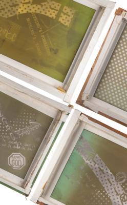 Lot #8081 Prince (4) Lovesexy Tour Outfit Screen Print Transfer Frames - Image 1