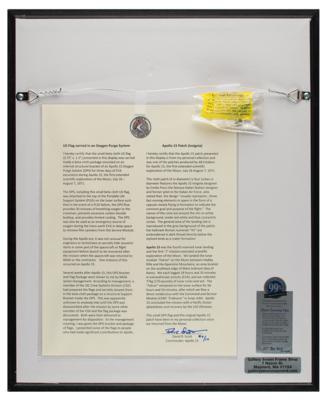 Lot #9448 Dave Scott's Apollo 15 Flown/Lunar Landed Flag Display - Image 2