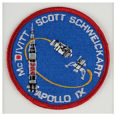 Lot #9219 Apollo 9 Flown Robbins Medallion and Patch (Dave Scott) - Image 3
