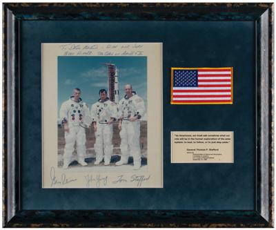 Lot #9253 Apollo 10 Signed Photograph - Image 1