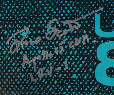 Lot #9456 Dave Scott Signed Apollo 15 3-D Postal Display - Image 2
