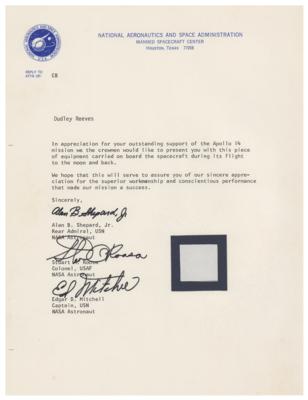 Lot #9429 Apollo 14 Flown Swatch of Beta Cloth - Image 1