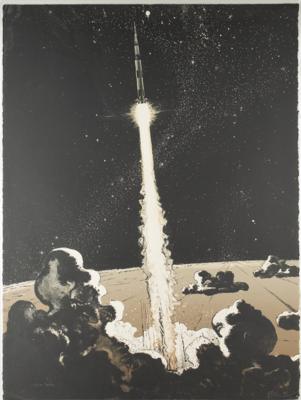Lot #9905 Robert McCall Suite of (5) Signed Lithographs - Image 2