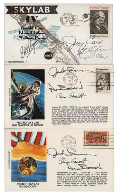 Lot #9721 Skylab (3) Signed Covers and (4) Original Photographs - Image 1