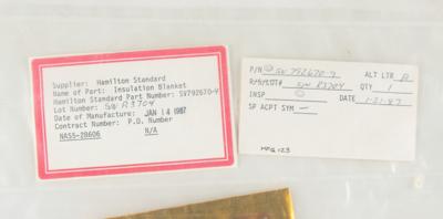 Lot #9862 High Energy Astronomy Observatory (7) AluminizedPolyimide MLI Blankets - Image 4