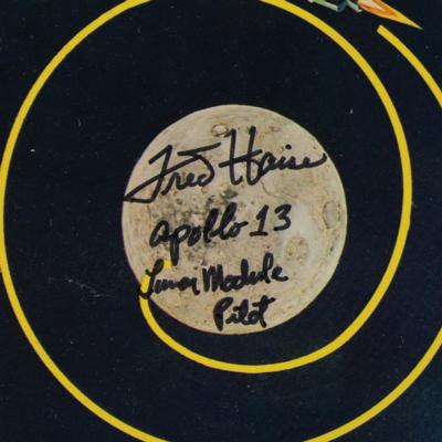 Lot #9409 Fred Haise Signed Poster - Image 2