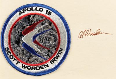 Lot #9486 Al Worden Signed Commemorative Patch Souvnier - Image 2